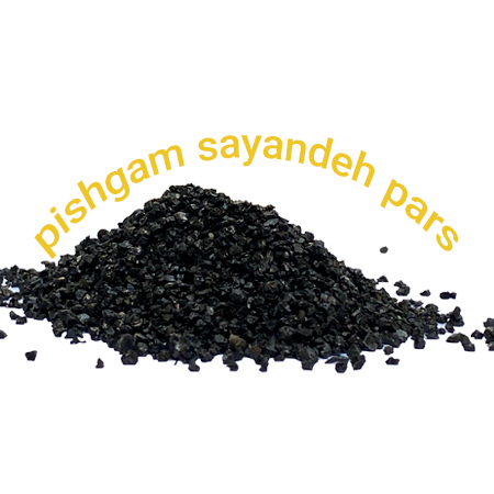Premium glassy-phase copper slag material for industrial sandblasting and surface preparation, showing angular particles and consistent grain size